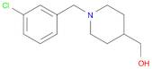 4-Piperidinemethanol, 1-[(3-chlorophenyl)methyl]-