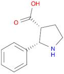 3-Pyrrolidinecarboxylic acid, 2-phenyl-, (2S,3R)-