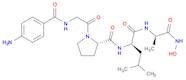 D-Alaninamide, N-(4-aminobenzoyl)glycyl-L-prolyl-D-leucyl-N-hydroxy-