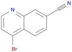 7-Quinolinecarbonitrile, 4-bromo-