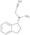 1H-Inden-1-amine, 2,3-dihydro-N-methyl-N-2-propyn-1-yl-, (1R)-