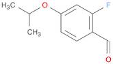 Benzaldehyde, 2-fluoro-4-(1-methylethoxy)-