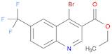 3-Quinolinecarboxylic acid, 4-bromo-6-(trifluoromethyl)-, ethyl ester