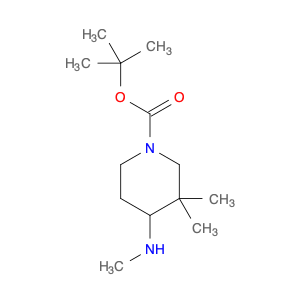 1-Piperidinecarboxylic acid, 3,3-dimethyl-4-(methylamino)-, 1,1-dimethylethyl ester