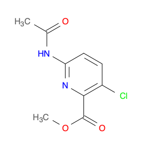 2-Pyridinecarboxylic acid, 6-(acetylamino)-3-chloro-, methyl ester