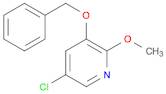 Pyridine, 5-chloro-2-methoxy-3-(phenylmethoxy)-