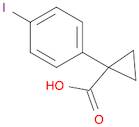 Cyclopropanecarboxylic acid, 1-(4-iodophenyl)-