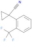 Cyclopropanecarbonitrile, 1-[2-(trifluoromethyl)phenyl]-