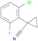 Cyclopropanecarbonitrile, 1-(2-chloro-6-fluorophenyl)-