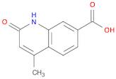 7-Quinolinecarboxylic acid, 1,2-dihydro-4-methyl-2-oxo-