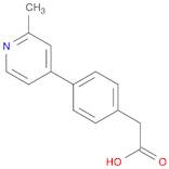 Benzeneacetic acid, 4-(2-methyl-4-pyridinyl)-