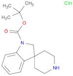 Spiro[3H-indole-3,4'-piperidine]-1(2H)-carboxylic acid, 1,1-dimethylethyl ester, hydrochloride (...