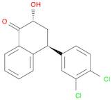 1(2H)-Naphthalenone, 4-(3,4-dichlorophenyl)-3,4-dihydro-2-hydroxy-, (2R,4S)-