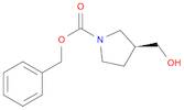 1-Pyrrolidinecarboxylic acid, 3-(hydroxymethyl)-, phenylmethyl ester, (3S)-