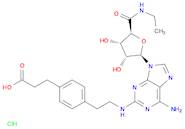 Benzenepropanoic acid, 4-[2-[[6-amino-9-(N-ethyl-β-D-ribofuranuronamidosyl)-9H-purin-2-yl]amino]et…