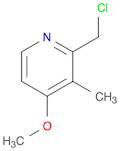 Pyridine, 2-(chloromethyl)-4-methoxy-3-methyl-