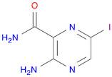 2-Pyrazinecarboxamide, 3-amino-6-iodo-