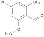 Benzaldehyde, 4-bromo-2-methoxy-6-methyl-