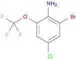 Benzenamine, 2-bromo-4-chloro-6-(trifluoromethoxy)-