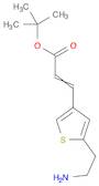 2-Propenoic acid, 3-[5-(2-aminoethyl)-3-thienyl]-, 1,1-dimethylethyl ester