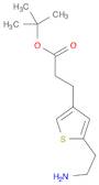 3-Thiophenepropanoic acid, 5-(2-aminoethyl)-, 1,1-dimethylethyl ester