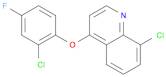 Quinoline, 8-chloro-4-(2-chloro-4-fluorophenoxy)-