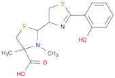 4-Thiazolidinecarboxylic acid, 2-[4,5-dihydro-2-(2-hydroxyphenyl)-4-thiazolyl]-3,4-dimethyl- (9CI)