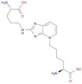 4H-Imidazo[4,5-b]pyridine-4-hexanoic acid, α-amino-2-[[(4S)-4-amino-4-carboxybutyl]amino]-, (αS)-