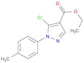 1H-Pyrazole-4-carboxylic acid, 5-chloro-1-(4-methylphenyl)-, ethyl ester