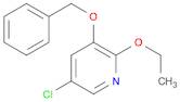 Pyridine, 5-chloro-2-ethoxy-3-(phenylmethoxy)-