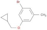 Benzene, 1-bromo-3-(cyclopropylmethoxy)-5-methyl-