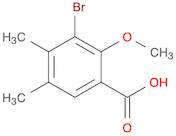 Benzoic acid, 3-bromo-2-methoxy-4,5-dimethyl-