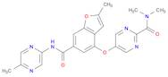 2-Pyrimidinecarboxamide, N,N-dimethyl-5-[[2-methyl-6-[[(5-methyl-2-pyrazinyl)amino]carbonyl]-4-ben…