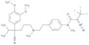 Propanamide, N-[4-[2-[[4-cyano-4-(3,4-dimethoxyphenyl)-5-methylhexyl]methylamino]ethyl]phenyl]-2-d…