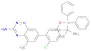 1,2,4-Benzotriazin-3-aMine, 7-[2-chloro-5-[[(1,1-diMethylethyl)diphenylsilyl]oxy]phenyl]-5-Methyl-