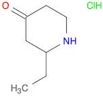 4-Piperidinone, 2-ethyl-, hydrochloride (1:1)