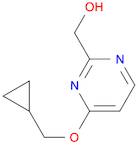 2-Pyrimidinemethanol, 4-(cyclopropylmethoxy)-