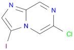 Imidazo[1,2-a]pyrazine, 6-chloro-3-iodo-