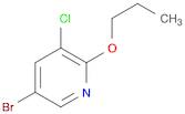 Pyridine, 5-bromo-3-chloro-2-propoxy-