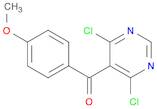 Methanone, (4,6-dichloro-5-pyrimidinyl)(4-methoxyphenyl)-