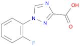 1H-1,2,4-Triazole-3-carboxylic acid, 1-(2-fluorophenyl)-