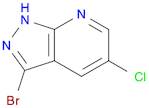 1H-Pyrazolo[3,4-b]pyridine, 3-bromo-5-chloro-