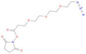 Propanoic acid, 3-[2-[2-(2-azidoethoxy)ethoxy]ethoxy]-, 2,5-dioxo-1-pyrrolidinyl ester