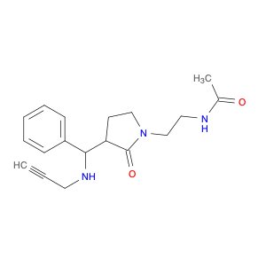 Acetamide, N-[2-[2-oxo-3-[phenyl(2-propyn-1-ylamino)methyl]-1-pyrrolidinyl]ethyl]-