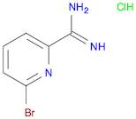 2-Pyridinecarboximidamide, 6-bromo-, hydrochloride (1:1)