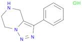 [1,2,3]Triazolo[1,5-a]pyrazine, 4,5,6,7-tetrahydro-3-phenyl-, hydrochloride (1:1)