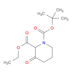 1,2-Piperidinedicarboxylic acid, 3-oxo-, 1-(1,1-dimethylethyl) 2-ethyl ester