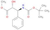 Benzenepropanoic acid, β-[[(1,1-dimethylethoxy)carbonyl]amino]-α-hydroxy-, methyl ester, (αR,βS)-