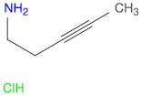 3-Pentyn-1-amine, hydrochloride (1:1)