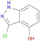 1H-Indazol-4-ol, 3-chloro-